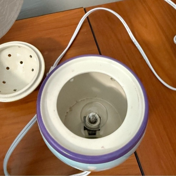 Scentsy Easter Egg Full Size Wax Warmer Plug In Tested Working Pastel Spring - Picture 6 of 7